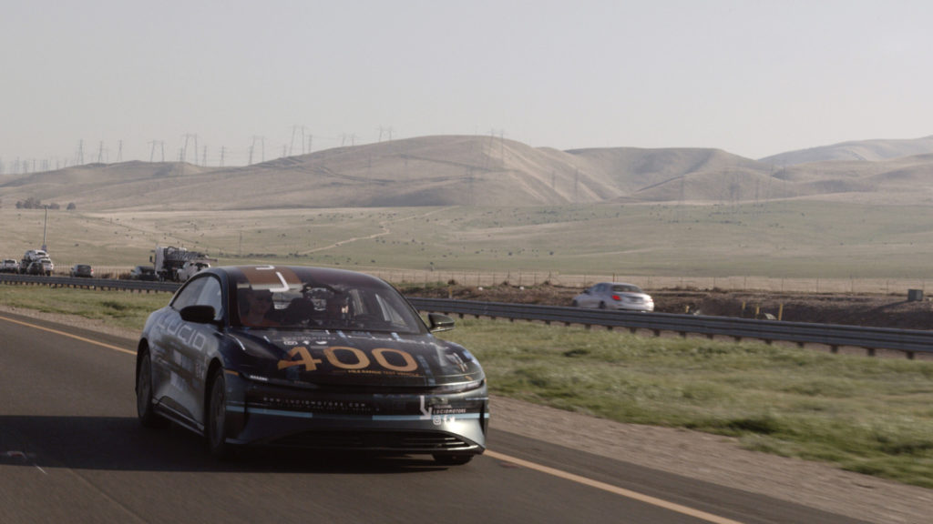 Lucid Air Prototyp Test | ©2020 Lucid Motors USA, Inc.